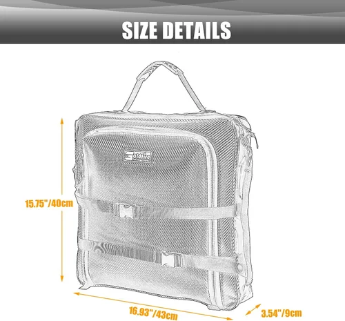 Miniatura 2 de UTV X3 Bolsa de almacenamiento debajo del asiento, bolsa de almacenamiento de gran capacidad para Can-Am Maverick X3 2017-2025 fácil de transportar