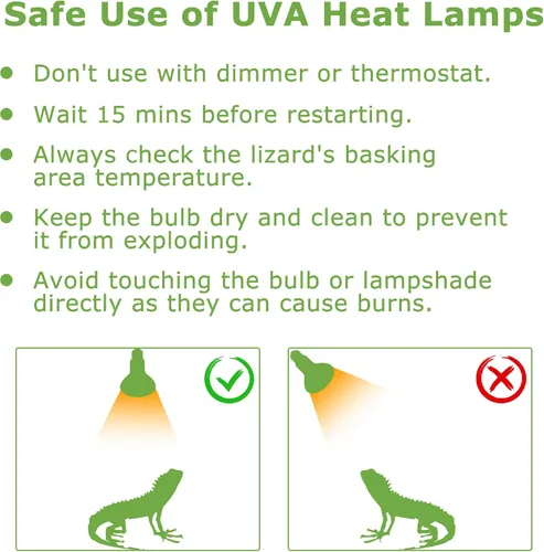 Miniatura 5 de Bombillas de calor para reptiles E26 de 60 W, luz UVA para dragón barbudo, lagarto, tortuga, pollitos, otros reptiles y anfibios, lámparas de calor