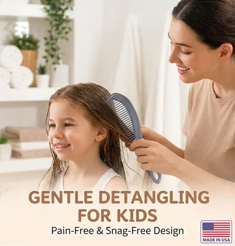 Miniatura 6 de American Comb Juego de peines para el cabello, 45 piezas, varios colores, fabricado en Estados Unidos