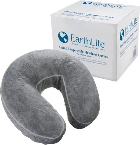 EarthLite Fundas desechables ajustables para cuna facial, de grado médico, suaves y antiadherentes, fundas para reposacabezas de masaje para mesas