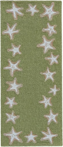 Miniatura 32 de Liora Manne CAPR5163633 - Alfombra costera para interiores y exteriores, color azul marino, 2 pies x 5 pies Cuerdas Navy