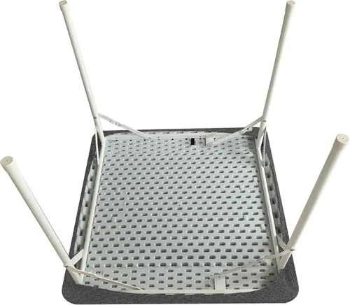 Miniatura 47 de Mantel elástico para mesa auxiliar de cóctel, ajustable de elastano, tamaño pequeño, para mesa auxiliar, 24 x 24 pulgadas, color beige