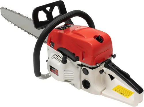 Miniatura 3 de Motosierras de gas de 20 pulgadas, engrasador automático de cadena de 52 cc y 2 tiempos, sistema antivibraciones, motosierra de gasolina de corte