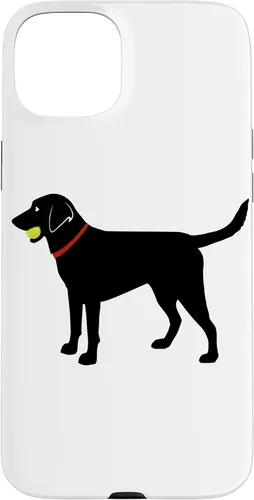 Miniatura 8 de Funda de regalo para iPhone 13 Labrador Retriever Fetch, Black Lab Play Ball Dog Lover