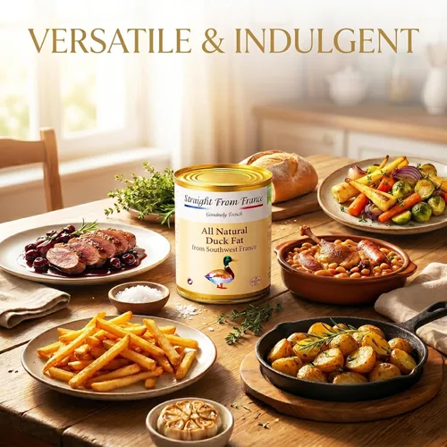 Miniatura 3 de Directamente de Francia, grasa de pato totalmente natural para cocinar del suroeste de Francia, apto para dieta Keto y Paleo, 24.52 oz 24.5 oz
