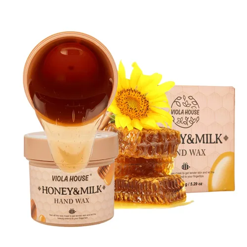 Miniatura 8 de VIOLA HOUSE Máscara de mano de aguacate y aloe Peel Off cera de manos, máscaras peladoras de manos – Película hidratante hidratante nutritiva