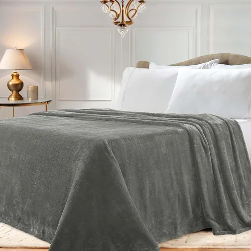 Miniatura 27 de Superior Manta Clásica de Forro Polar Sólido, Gruesa, Acogedora, Mantas Cálidas, Ropa de Cama y Manta de Sofá de Felpa Suave Aterciopelada, Linda