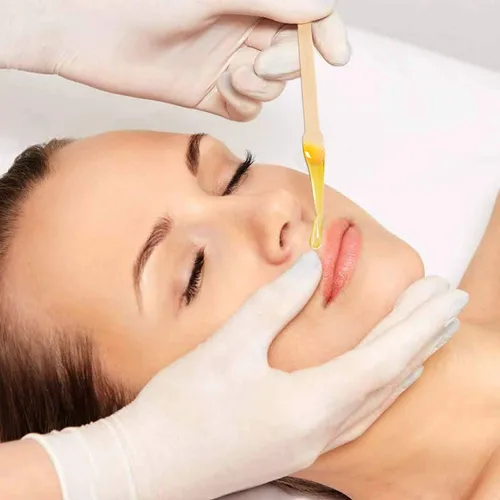 Miniatura 5 de Mibly 600 piezas varitas de cera de madera - varitas aplicadoras de cera pequeñas para cejas, labios, nariz para depilación y piel suave - Uso