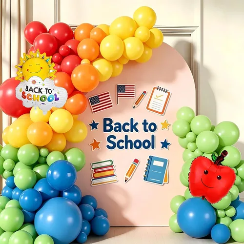 Miniatura 11 de Kit de arco de guirnalda de globos de béisbol, arco de globos azul marino y rojo nude con guante de béisbol, globos de aluminio para niños y niñas
