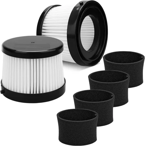 2 paquetes de filtros HEPA DCV501HB DCV5011H de repuesto. Compatible con filtros de aspiradora inalámbrica de mano DEWALT 20V. En comparación con la