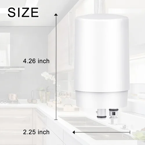 Miniatura 7 de Filtro de agua de repuesto para filtro de grifo Brita®, Brita® FR-200, FF-100 Filtro de repuesto de 3 piezas, blanco (FL-7027)