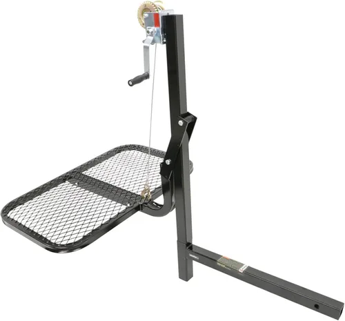 Miniatura 9 de Viking Solutions SwiveLift Durazno Ligero Plegable Fácil de Usar Portátil Sistema de Elevación Montado en Enganche para Juegos Grandes