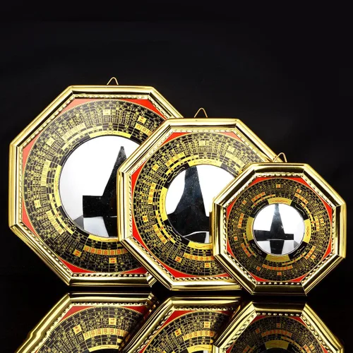 Miniatura 2 de better us Chino Feng Shui Cóncavo Bagua Espejo Madera Fengshui ba gua Espejos (Pequeño)