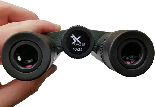 Miniatura 2 de xgazer Optics punto profesional 10 x 25 Prismáticos compactos Lupa Vista para la observación de aves, caza y pesca, al aire última intervensión