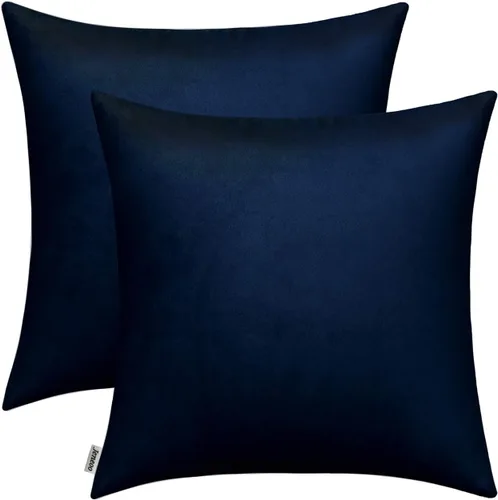 Miniatura 37 de Jeneoo Cómodas fundas de almohada de terciopelo suaves y gruesas para niños, para sofá, fundas de cojín decorativas sólidas cuadradas para Lavanda