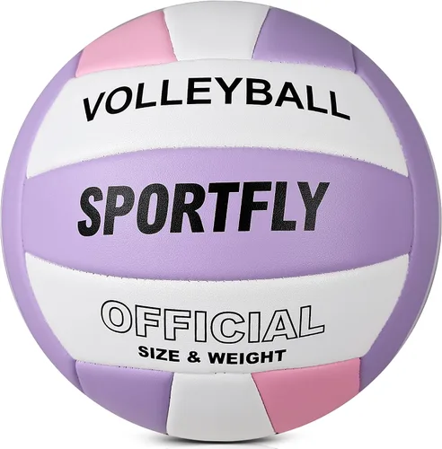 Miniatura 2 de Official Size 5 Volleyball, Soft Indoor Outdoor Volleyball for Game Gym Training Beach Play, 2 Pcs Per Pack with Pump Kit