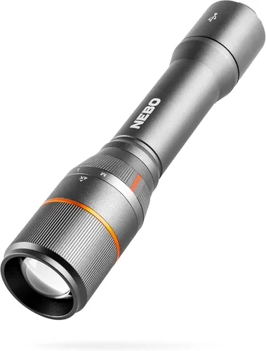 NEBO Davinci 2000 linterna y cargador portátil | 2000 lúmenes, 4 modos de luz, banco de energía recargable por USB, impermeable, luz de camping LED