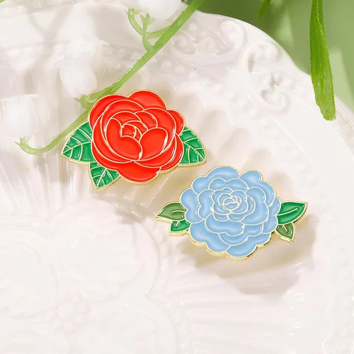 Miniatura 7 de TIDOO Cute Sunflower Flower Enamel Pin Set Anime Lily Plant Pins Aesthetic for Backpacks Clothes Hat Decor Flower Girl Gift