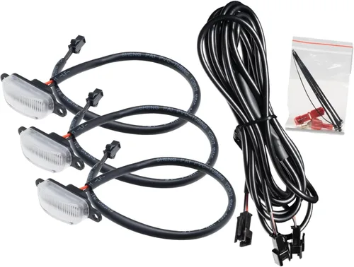 ORACLE Lighting 5889-005-C Kit de luces LED universales ámbar con lente transparente estilo pre-corredor, estilo elegante y agresivo, sin