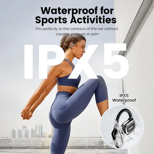 Miniatura 5 de Auriculares sobre la oreja, auriculares Bluetooth 5.4 deportivos con pantalla LED, auriculares inalámbricos Bluetooth de 30 a 40 horas