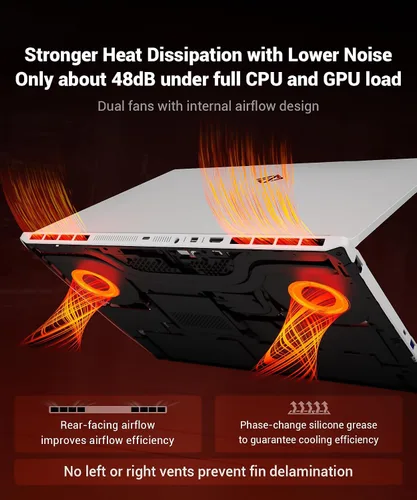 Miniatura 8 de Computadora Portátil para Juegos【300Hz/5060/i7/1TB/Dual RAM】 2560x1600 16:10 WQXGA GPU RTX 5060 CPU Intel Core i7-13700HX RGB Retroiluminado