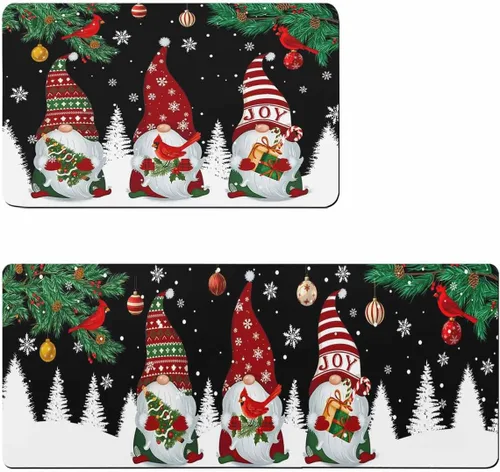 Tapete de baño de Navidad para bañera, antideslizante, de secado rápido y absorbente, tierra de diatomeas, fregadero, dormitorio, cocina, lavable,