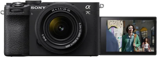 Miniatura 3 de Sony a7C II - Cuerpo de cámara sin espejo de marco completo con lente F4-5.6 de 1.102-2.362 in, negro, paquete ILCE-7CM2L/B con estuche