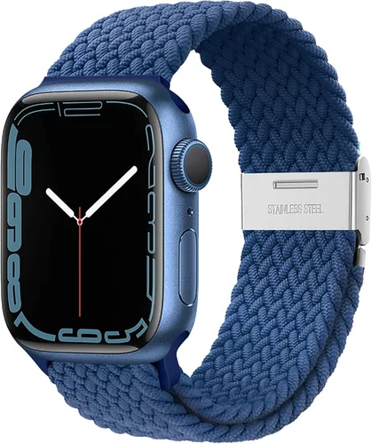 Miniatura 34 de Qimela Correa Compatible con Apple Watch de 1.49/1.57/1.61/1.65/1.73/1.77/1.77/1.93 pulgadas para Mujeres y Hombres, Correa Deportiva Solo Loop