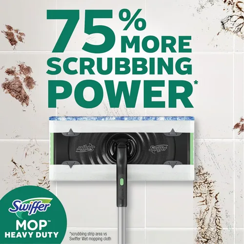 Miniatura 6 de Swiffer Sweep & Mop Deluxe 2 en 1 kit de limpieza de pisos con barrido y trapeado, kit multi-superficie para limpieza de pisos, incluye 1 Barrido