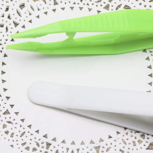 Miniatura 3 de Tupalizy Pinzas de plástico de 5 colores surtidos para proyectos de cuentas, pinzas para manualidades hechas a mano, fabricación de joyas, adultos