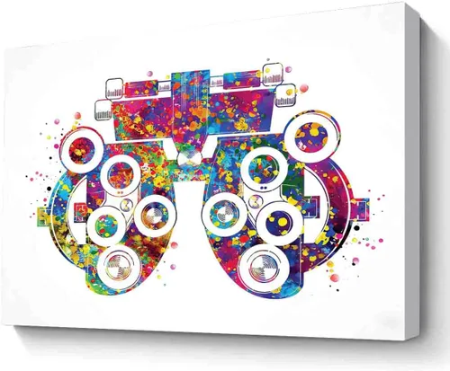 Miniatura 14 de MBARE Arte de acuarela, cámara fotográfica, impresión de acuarela, arte de pared, arte de pared DSLR, decoración del hogar, colgar en la pared, Red-2