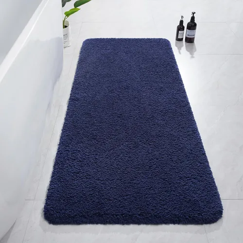 Miniatura 21 de AROGAN Tapete Largo de Baño de Lujo, 24 x 17 Pulgadas, Grueso, Suave y Absorbente, Antideslizante, Respaldo de Goma, Alfombras de Secado Rápido