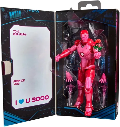 Miniatura 7 de Marvel Legends Series I Love You 3000 Iron Man, figura de acción coleccionable de 6 pulgadas para regalo