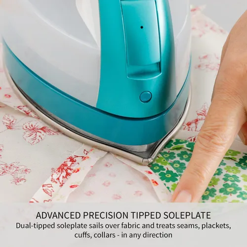 Miniatura 3 de Plancha inalámbrica Panasonic, plancha portátil de 360 grados estilo libre seca/vapor con puntas de precisión y suela de acero inoxidable, antisarro