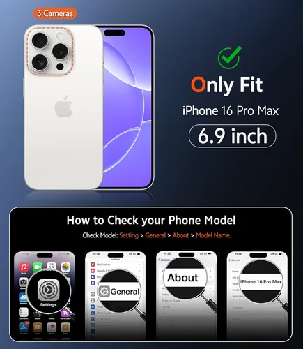 Miniatura 529 de FNTCASE Funda para iPhone 13 Pro-Max: Fundas magnéticas transparentes compatibles con Magsafe Slim anti amarillamiento protección contra caídas
