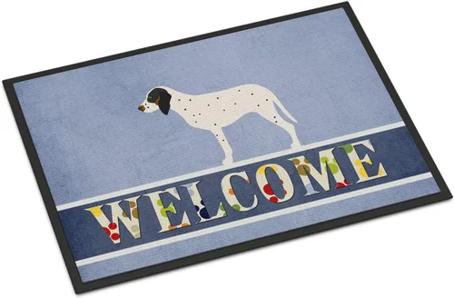 Miniatura 129 de Caroline's Treasures BB8321JMAT - Felpudo de bienvenida Berger Picard de 24 x 36 pulgadas, tapete azul para puerta delantera, para interiores
