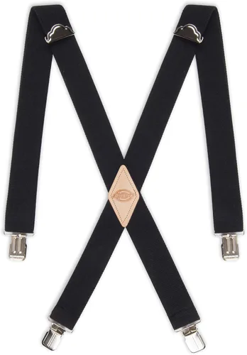Dickies - Tirante para hombre, 1 1/2 pulgadas, con clip recto, ajustable X