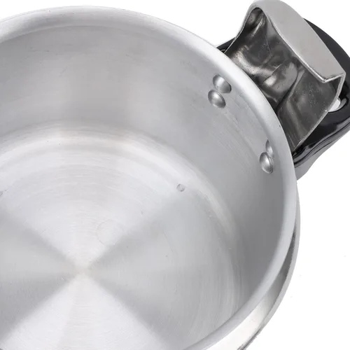Miniatura 9 de Olla a presión de acero inoxidable, olla de presión inferior compuesta universal con válvulas de seguridad para cocinas de gas, placas de cocina