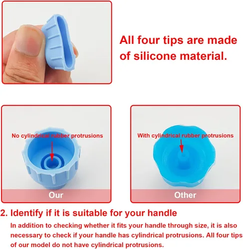 Miniatura 3 de Cuidado de la cara Set de belleza de la piel Hydro Dermobrasion Water Scrub Puntas de silicona Vortex grande 3/Pcs para Elitzia ET89 ETLB246