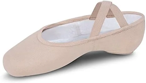 Miniatura 7 de Bloch Performa - Zapatos de ballet elásticos de lona con suela partida para mujer