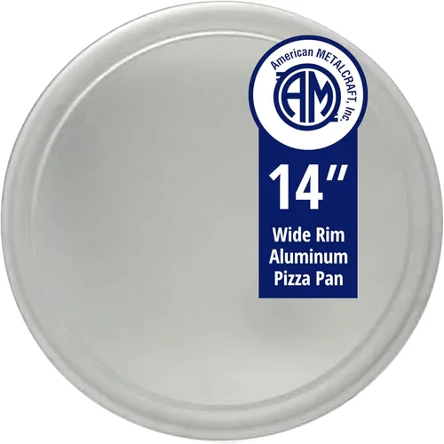Miniatura 9 de American Metalcraft HATP6 Sartén de borde ancho, peso pesado, grosor de calibre 14, aluminio, 6 pulgadas de diámetro.