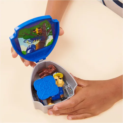 Miniatura 5 de Paw Patrol, Big Truck Pups Chase Figura de acción con dron de rescate con clip, cápsula del centro de comando y amigo animal, juguetes para niños