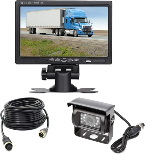 Miniatura 13 de 4.3 pulgadas pequeño mini digital abatible pantalla de monitor plegable para coche camión vehículo vista trasera kits de estacionamiento invertido