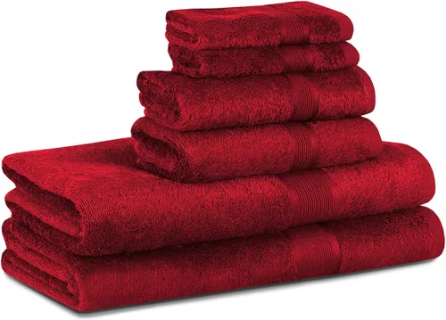 Miniatura 8 de Boston Linen Co. - Juego de 6 toallas de baño, 2 toallas de mano, 2 toallas de baño y 2 toallas faciales, 100% algodón de calidad hotelera, suave