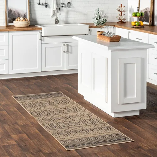Miniatura 29 de nuLOOM Kasie Natural - Alfombra de 5 x 8 pies, lavable a máquina, antideslizante, para sala de estar, dormitorio, habitación de los niños, 2-Natural