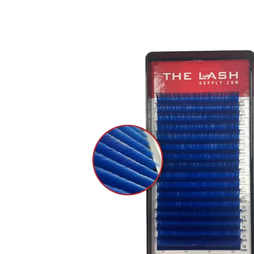 Miniatura 30 de THE LASH SUPPLY Extensiones de pestañas de volumen de color para Halloween, rizo CC, 0.51-0.70 pulgadas de longitud, 0.07 de grosor, rizo natural