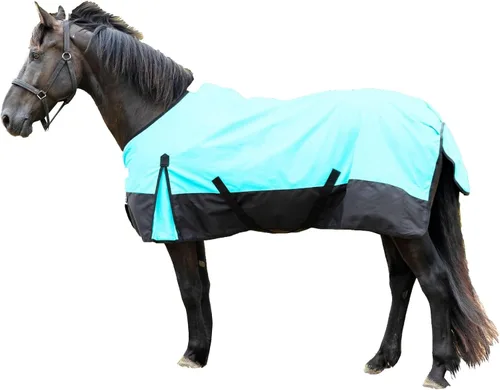 Miniatura 9 de Resistance 1200 Denier Ligero Sin Relleno Resistente al Agua Transpirable Caballo Lluvia Hoja