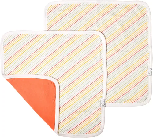 Miniatura 22 de Copper Pearl Juego de 2 mantas de seguridad para bebé, tamaño portátil para auto calmarse sobre la marcha, mantas de bebé ideales para niños