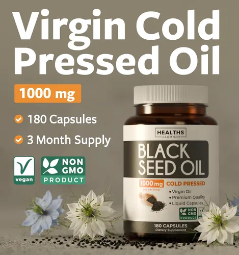 Miniatura 2 de Aceite de semilla negra orgánica USDA (4 onzas líquidas) Premium prensado en frío Nigella sativa que produce aceite de semilla de comino negro puro