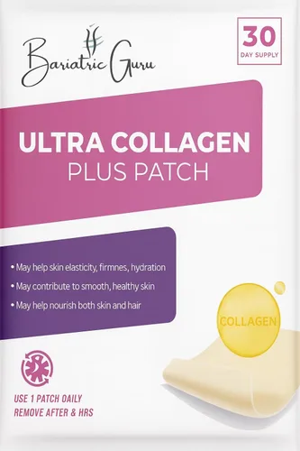 Ultra Collagen Plus - Parche transdérmico tópico – Soporte diario para la piel, el cabello, las uñas y las articulaciones con péptidos de colágeno